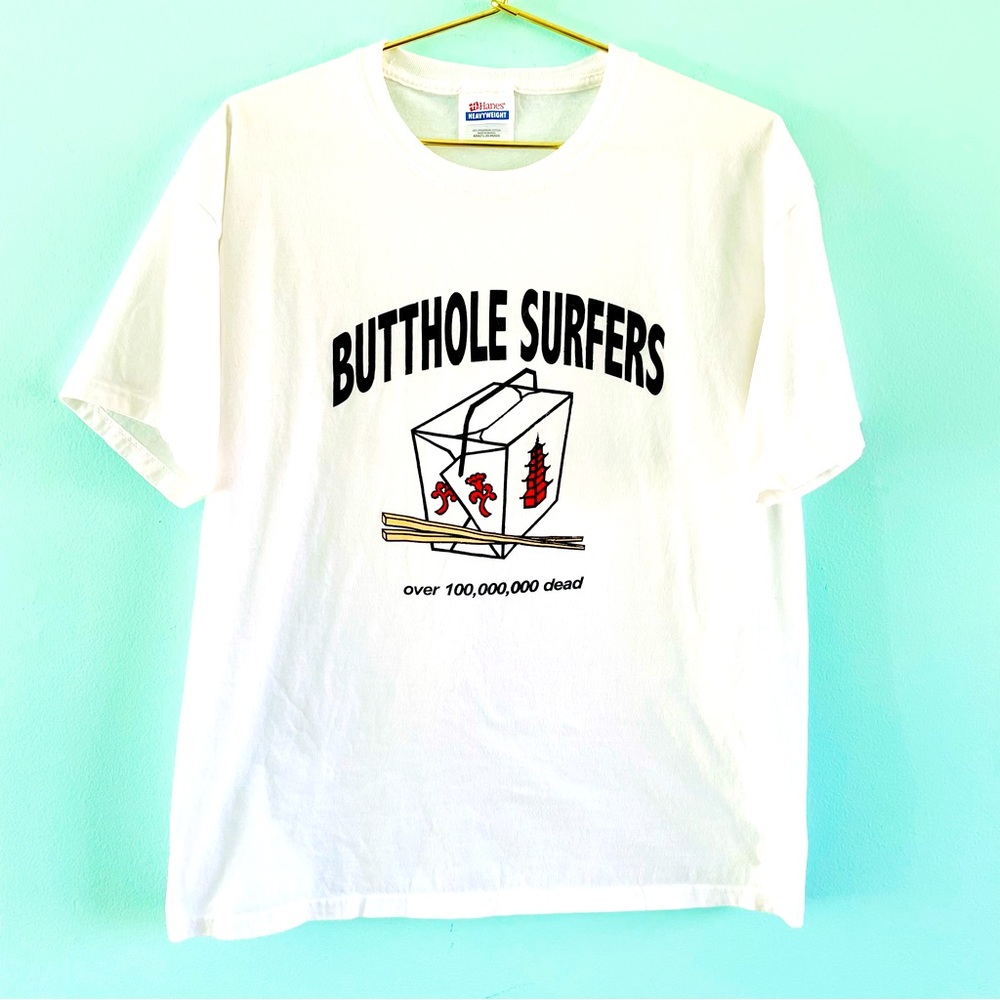 Butthole Surfers Vintage Band Shirt Jesus Lizard Nirvana Humpty Dumpty LSD VTG L